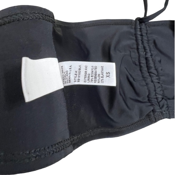 NWOT Daughters of Summer Black Adjustable Bikini Top - Size XS - Picture 4 of 6